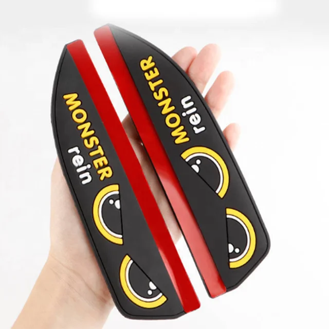 Универсальное зеркало заднего вида из 2 предметов для автомобиля, защита от дождя и бровей