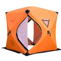 New arrival cube winter fishing tent carp hunting Winter Fishing tent House Thickened Ice fishing Tents Keep