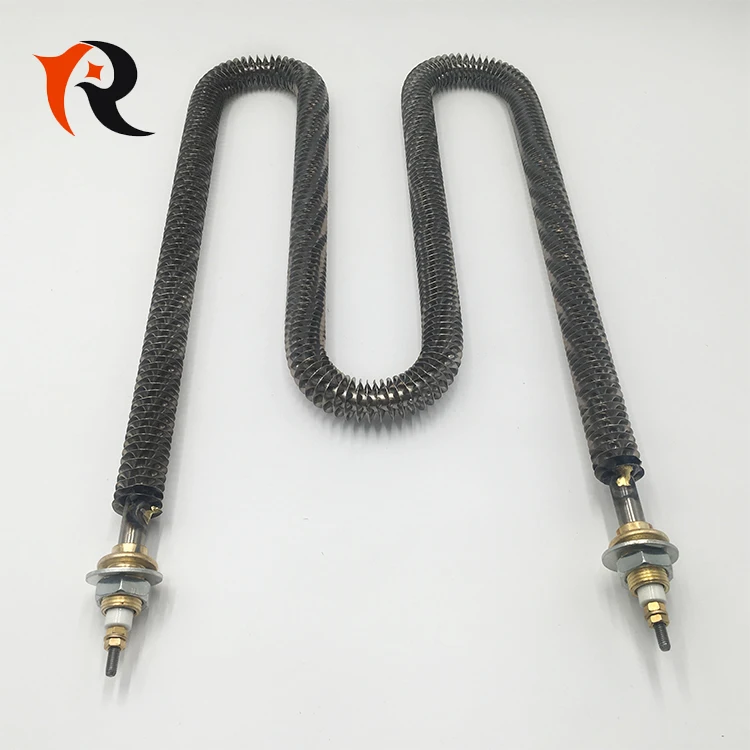 customized industrial electric heating element finned tubular air heater for food dehydrator