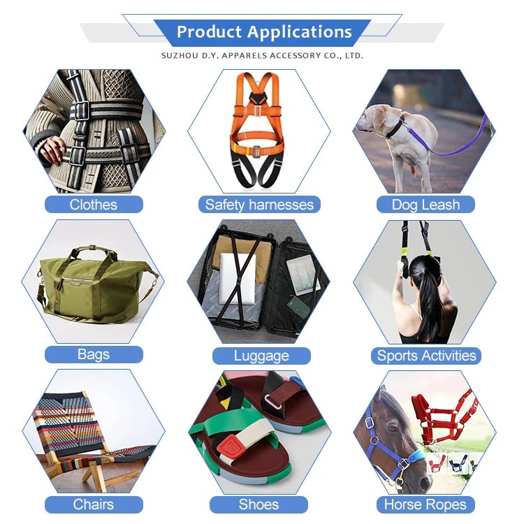25MM Custom Size Colorful PP Ribbon Herringbone Strap Polypropylene Webbing Belts Band for Bags Garments