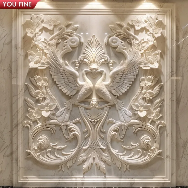 Decorative Detailed Carving Wall Decoration Relief for Hotel