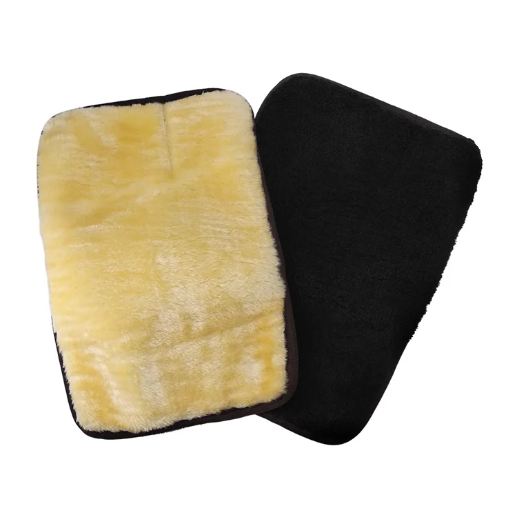 
High-quality factory direct imitation wool shoe polish gloves upper cleaning shoes repair gloves 