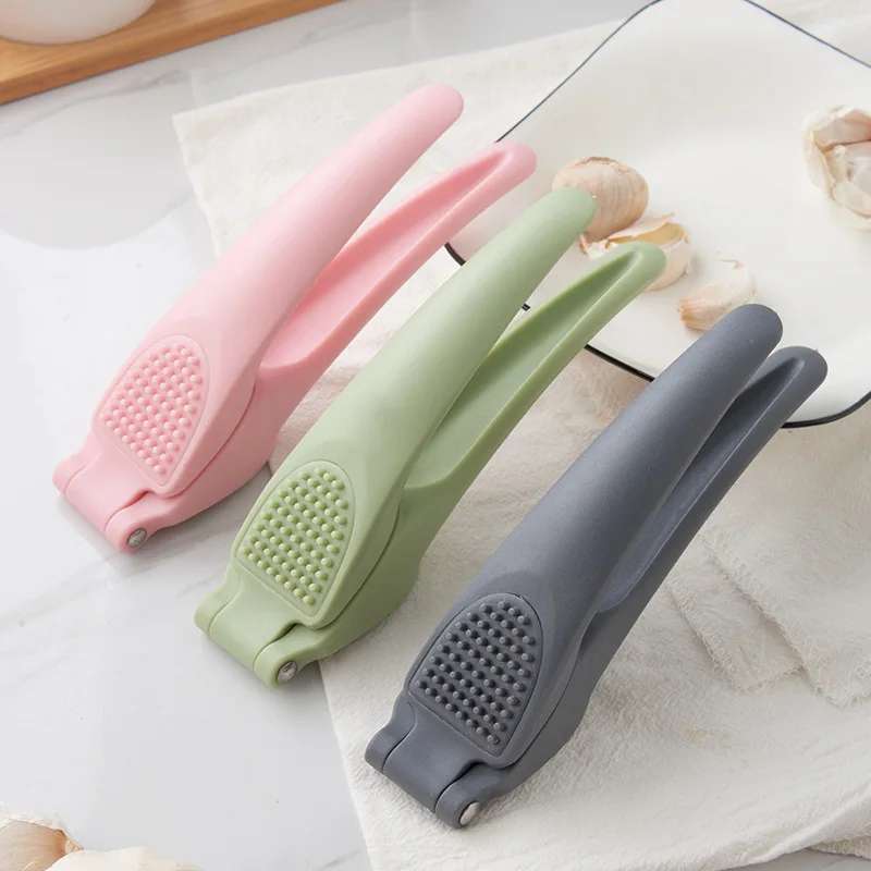 Home Kitchen High Quality New Upgraded Manual Gadgets Stainless Steel Garlic Press