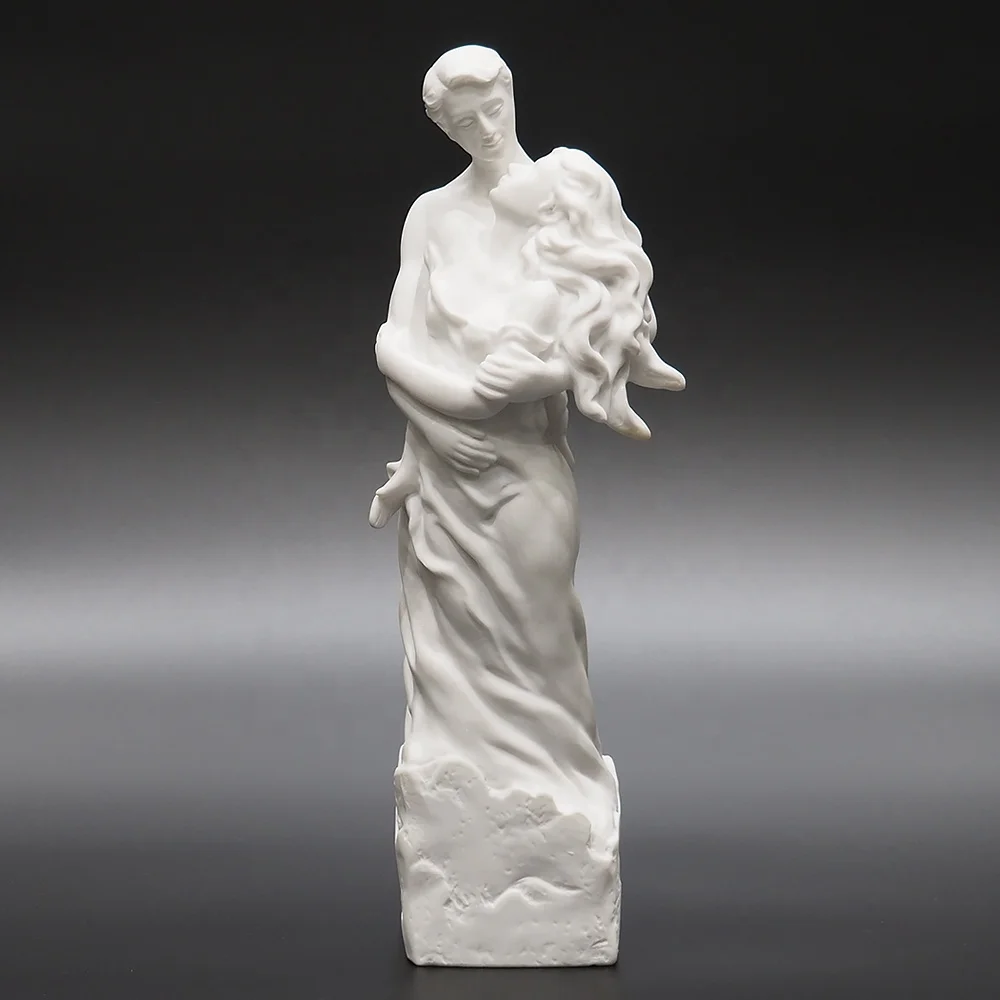 Suanti custom hotel figurine roman luxury man lady body statue modern decoration art sculptures home decor resin sculpture