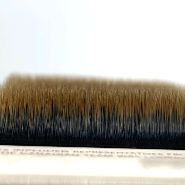 CNK brown-tip lashes individual mink eyelash extension two tone