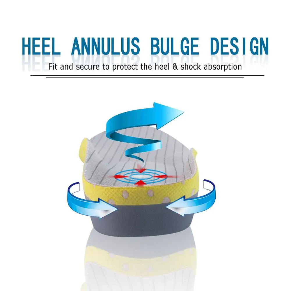 PVC Orthopedic Insoles Orthotic Flatfoot Health Soles Pad for Shoes Insert Arch Support Pads for Plantar Fasciitis Foot Insoles