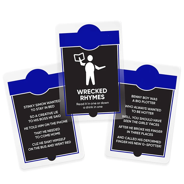 Wholesaler Full Color Printing Party Games Drunk Drinking Card Games Board Game Cards For Adult