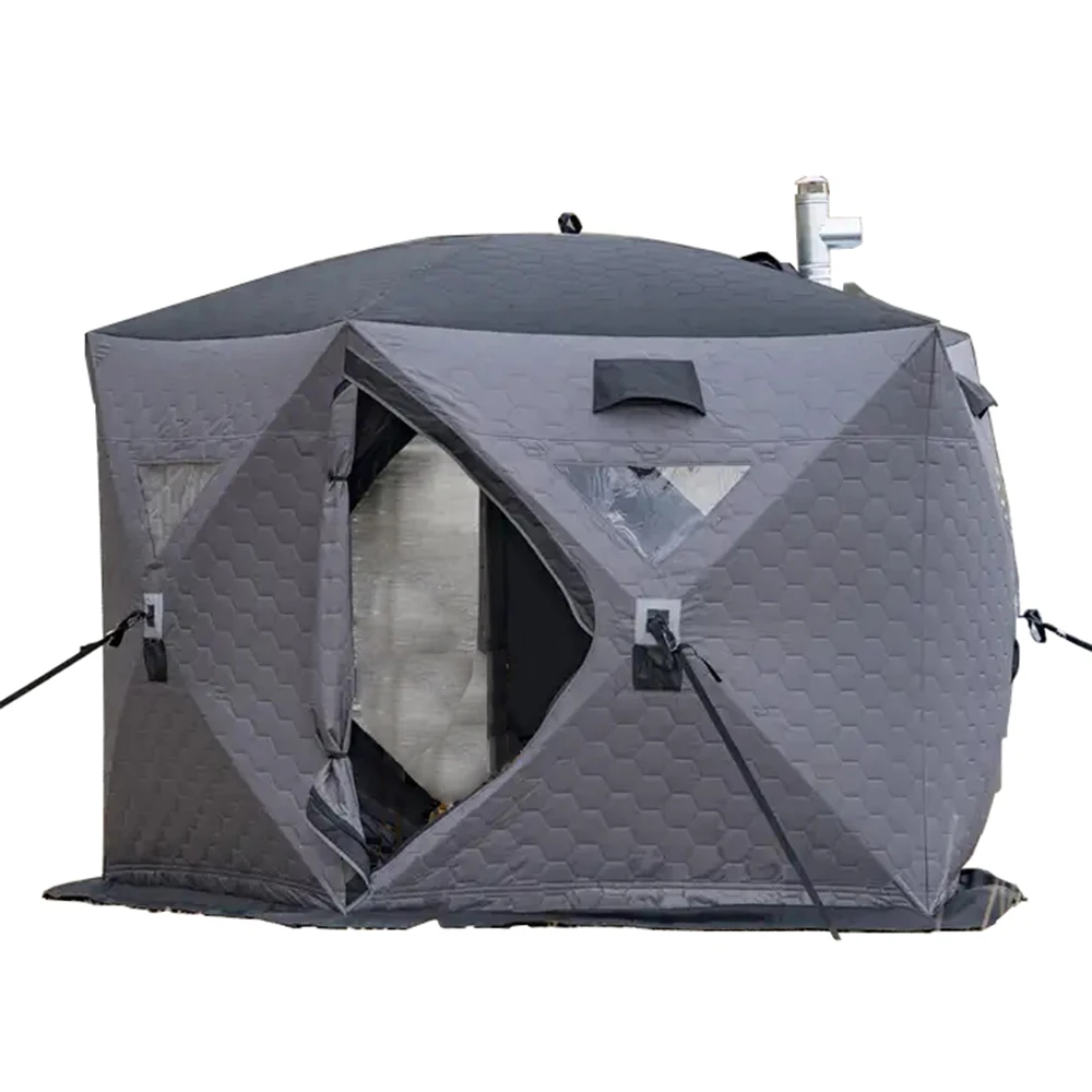 F03-IT1029 High Quality Easy Set-Up 4-5 Persons Sauna Tent Portable Design Camping Sauna Tent