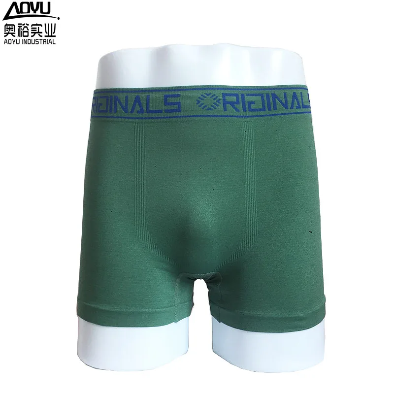 High Quality Wholesale Men Underwear Nylon Boxer Shorts Soft Breathable Men Seamless Boxers Briefs
