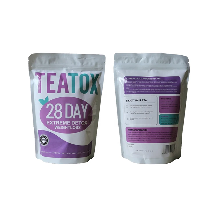 28 days private label detox tea slimming