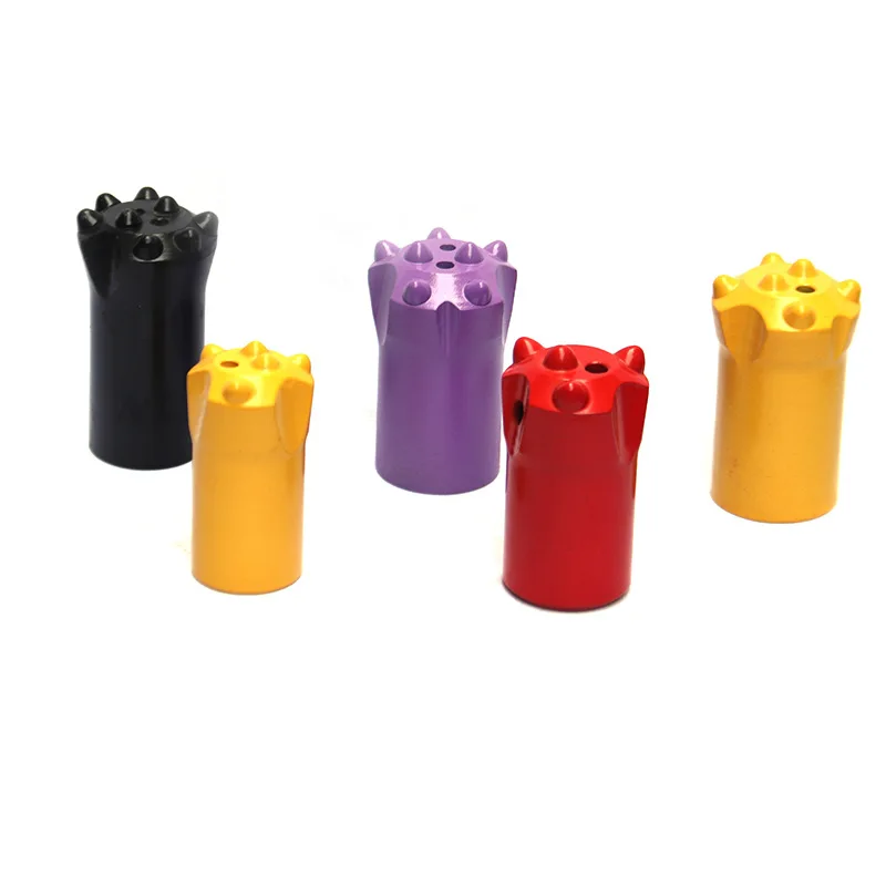 Carbide 7 11 12 degree taper bit Manufacturing 32mm 34mm 36mm 38mm 41mm drill tool forging ore mining