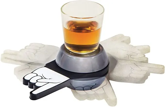 custom beer shot spinner arrow turntable wine tool creative KTV bar fun party pointer turntable drinking game spinner