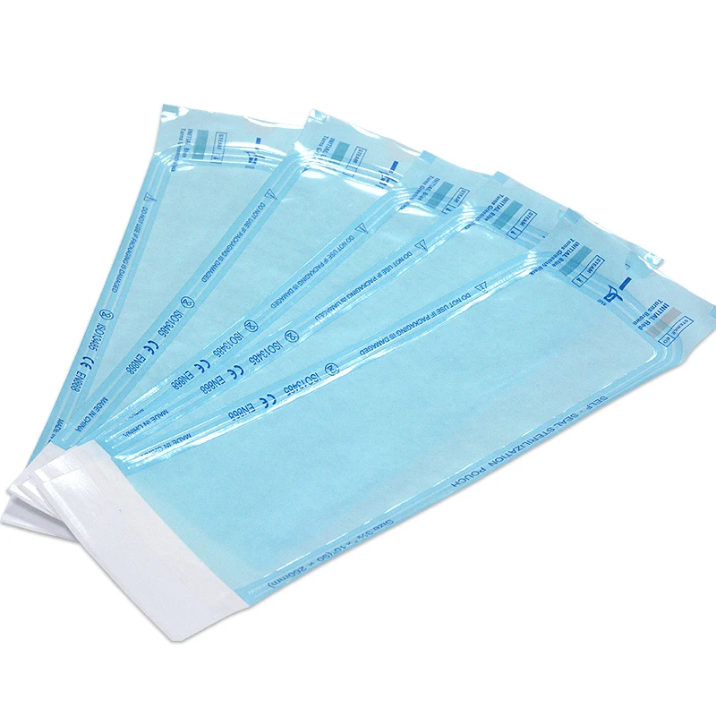Disposable Self sealing sterilization pouch with ISO13485 standard for Medical ETO & STEAM