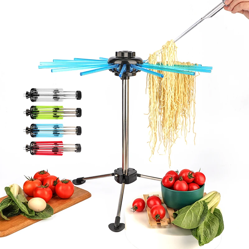 
Excellent Service Plastic Modern 16 Bars Folding Noodles Pasta Dryer Stand Rack 