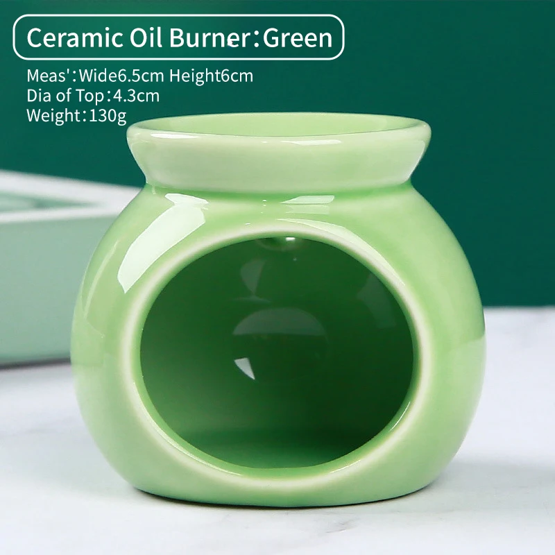 Lovely Round Shape Ceramic Oil Burner wax burner for wax melts christmas tree