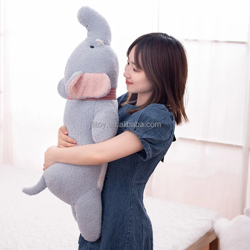 customized plush toys panda rabbit dog elephant stuffed animal plush pillow manufacturer