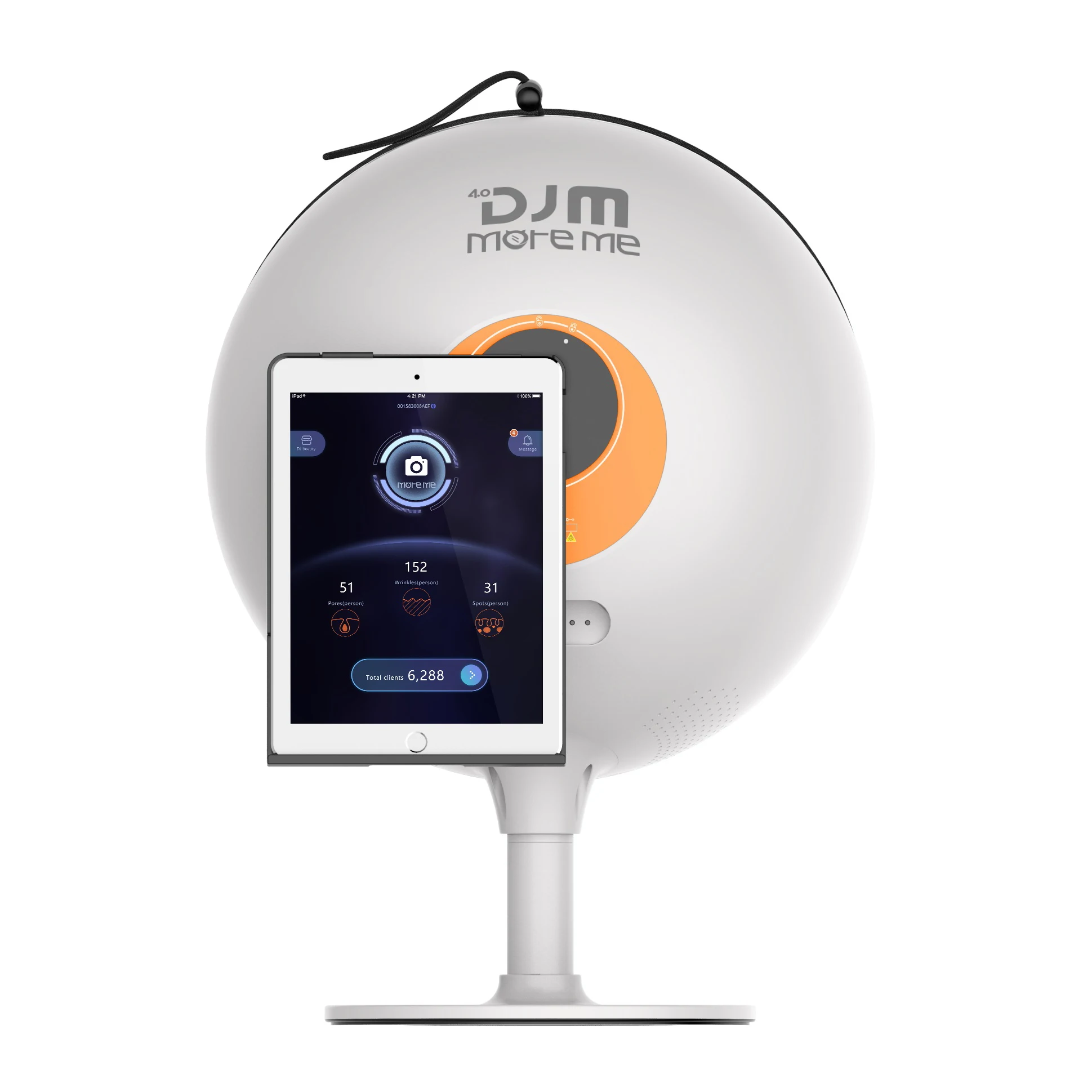 DJM Smart 5 Spectra сканирование кожи анализ влажности лица акне анализатор ухода за кожей детектор