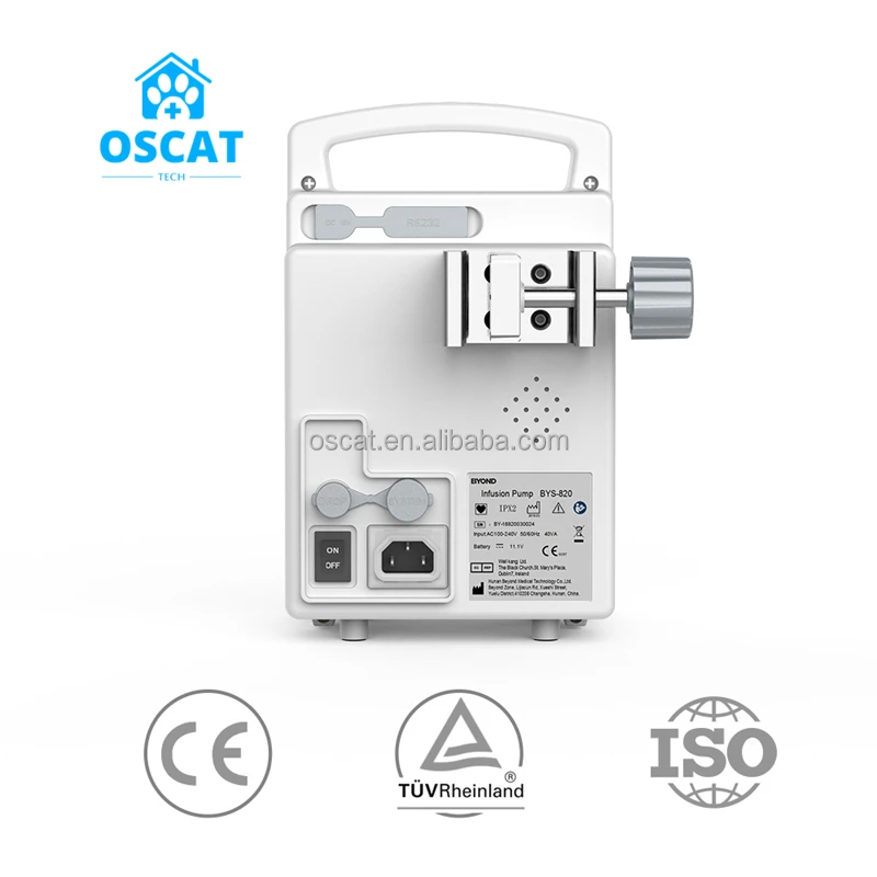 OSCAT Veterinary equipment infusion pump Smart Medical Electric elastomeric infusion syringe pump for ICU