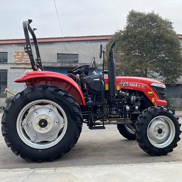 Chalion Brand Hot Sale QLN-504 Mini Wheeled Tractor Compact 50HP 4WD Farm Tractor With Sunroof For Sale In Tanzania