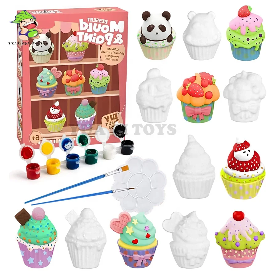 YQ Kids Arts Crafts Set,Dinosaur Toy For Kids, Dinosaur Painting Kit Creativity Arts And Crafts For Kids