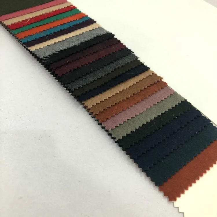 
50 Wool 400g/m single side woolen flannel flannel suede autumn and winter wool coat factory direct clearance stock 