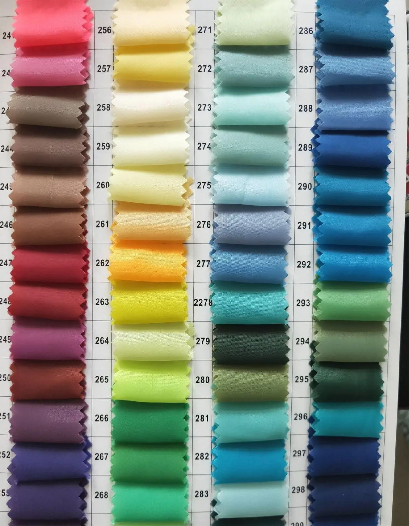 STOCK  210T Taffeta for the lining of clothes and bags