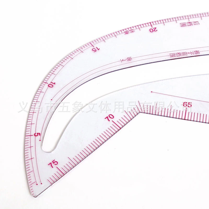 Best Selling Multifunctional Garment Drawing Line Drawing Proofing Tailor Curve Ruler Cloth Cutting Craft Ruler