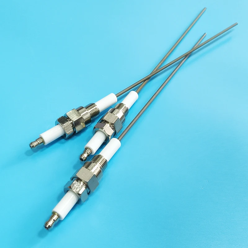 Customized Glazed Ceramic Spark Flame Sensor Ignition For Gas Oven