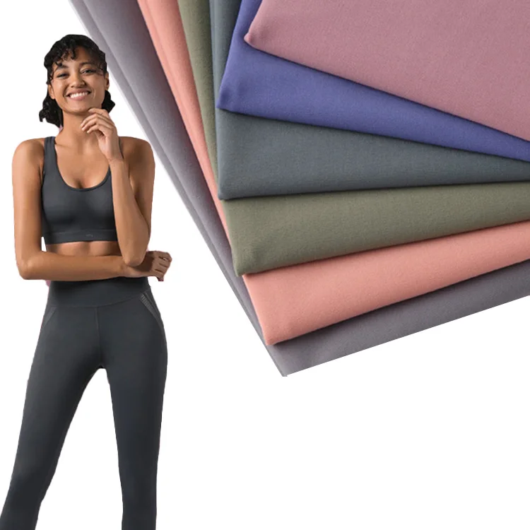 High Quality Repreve Recycled Yoga Leggings Pants Fabric Environmental Protection Recycled Nylon Material Stretch Fabric