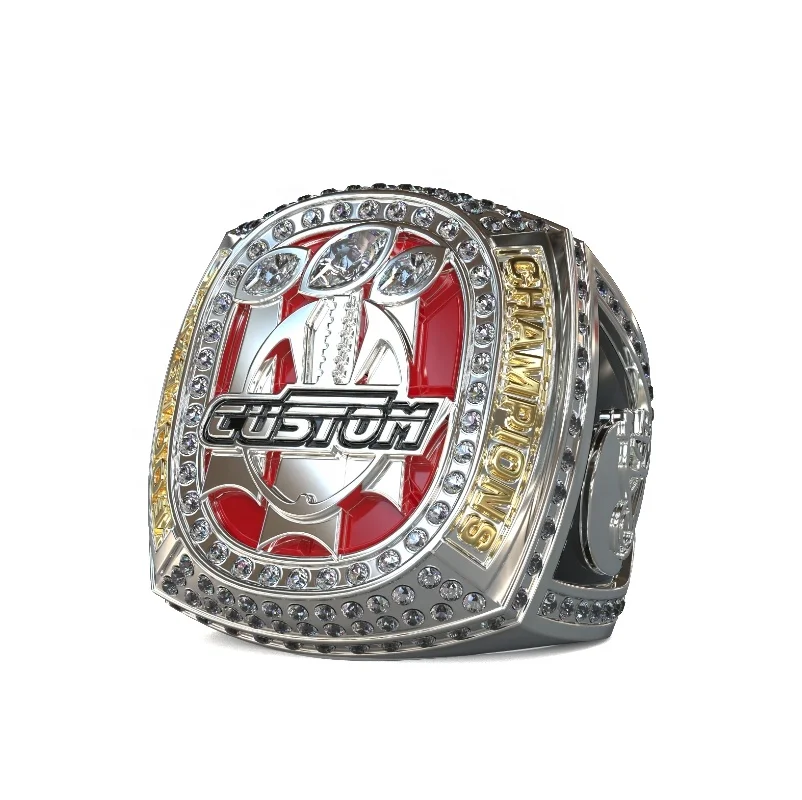 trending hot products custom team sport youth football championship ring