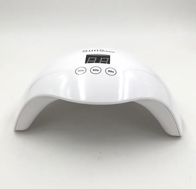 BIN nail uv gel dryer sun5 mini led lamp 24w nail lamp