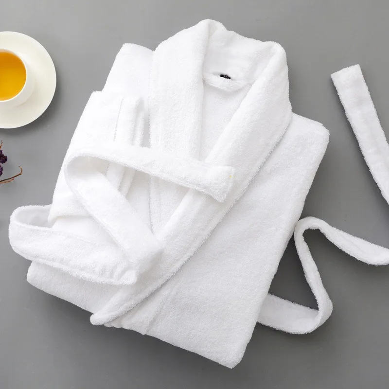 Winter Unisex Wholesale Hotel Velvet Bathrobes Women and Men Couple Custom Terry Flannel Robe Femme