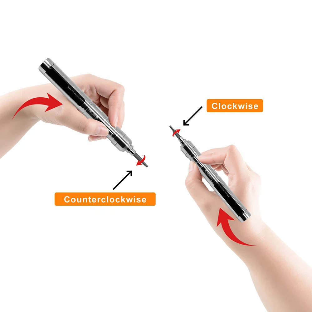 SEQURE SQ-ES126 Electric Screwdriver Pen Set Screw Driver Mini With 25 Bits For Laptop And Mobile Phone Repair Tools