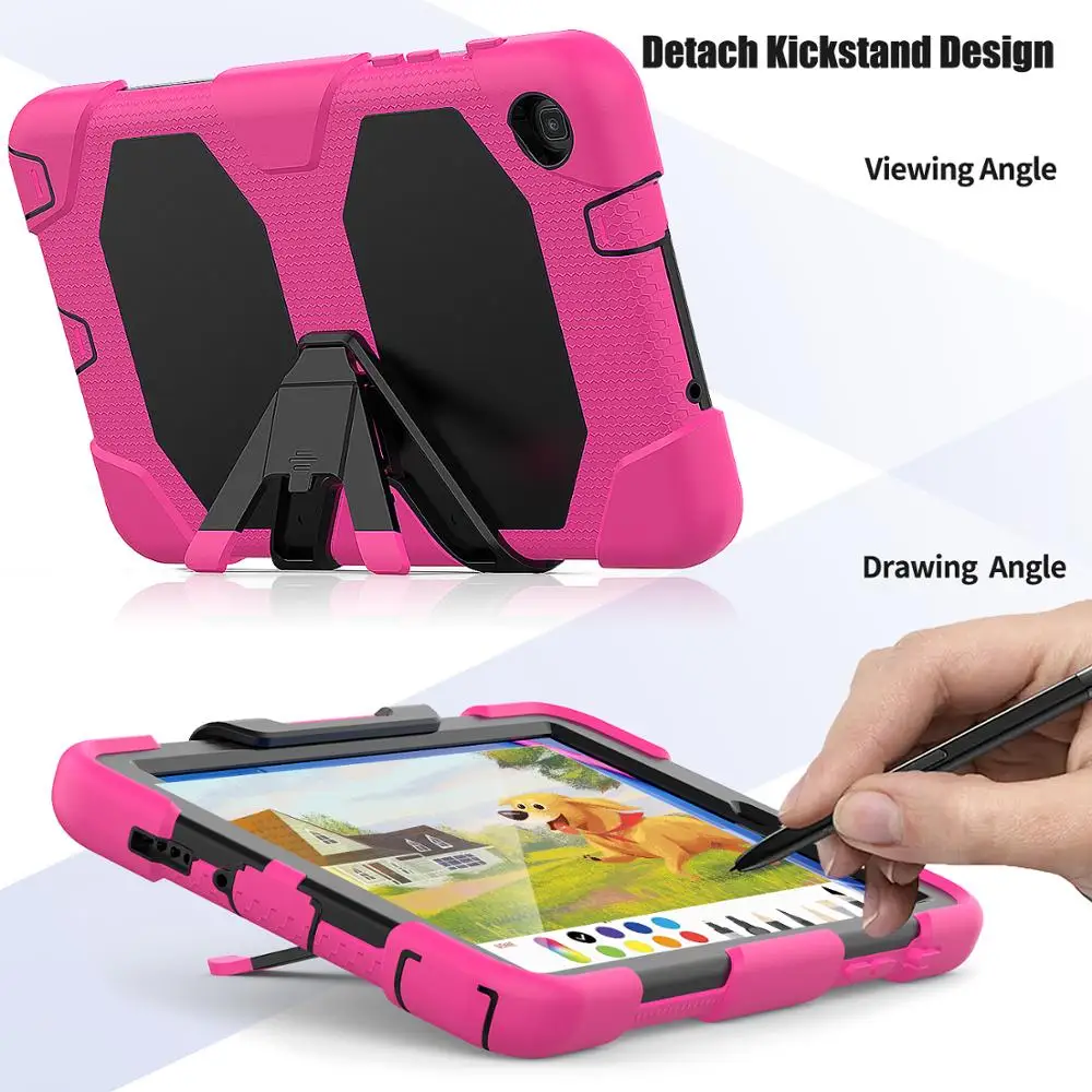 Silicone case for 8 inch tablet with stand