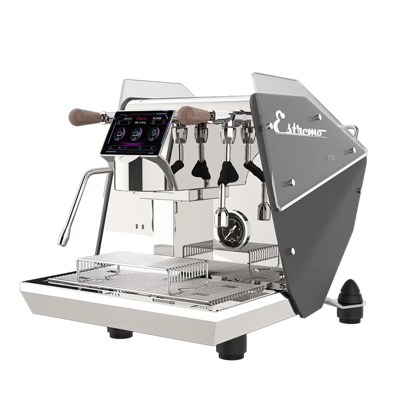Best Quality Price Smart Touch Screen 2.5L+1.5L Boilers Electric Control Commercial Espresso Machines