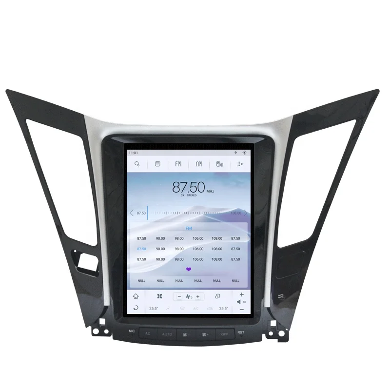 Tesla style Android 11 Car radio for Hyundai Sonata 2010-2015 Car Multimedia Player Wireless Carplay 4G