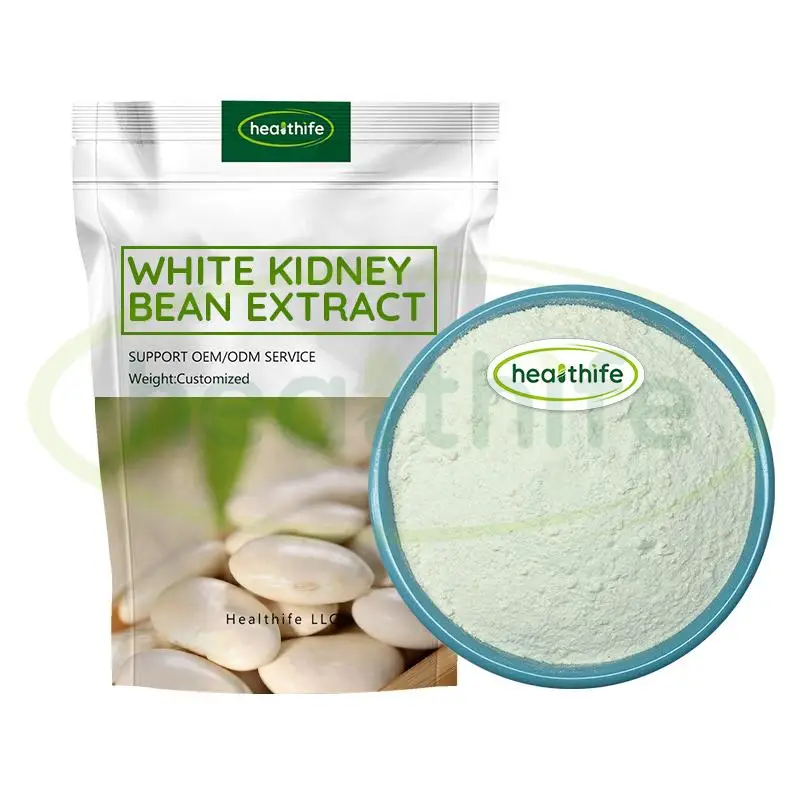 Healthife Amylase Inhibitor Powder 1000u/G White Kidney Bean Extract 2% Phaseolin