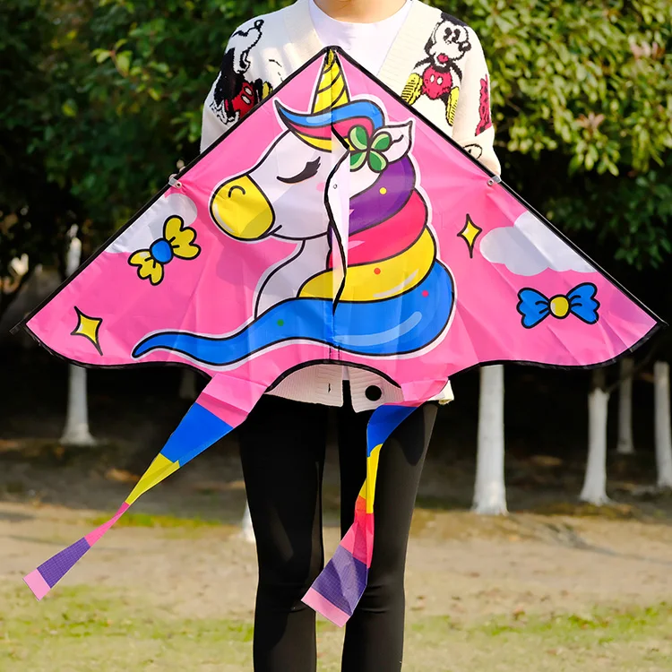 
China Factory Promotional Sturdy Flat Unicorn kites 