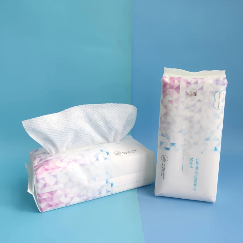 Бытовое нетканое полотенце с жемчужным узором с логотипом на заказ, салфетка для лица, одноразовое полотенце для лица, 100 хлопок