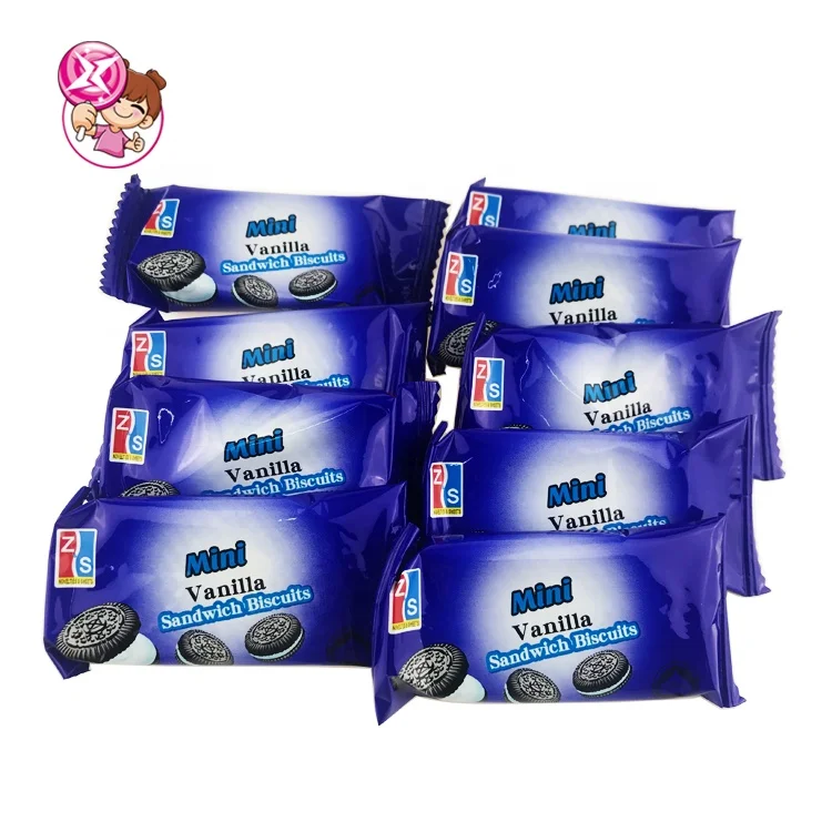 New Arrival 600g Biscuit Cream Filling Sandwich Cookies Cracker Chocolate Cracker Butter Cookies Oreo Cookies for India Market