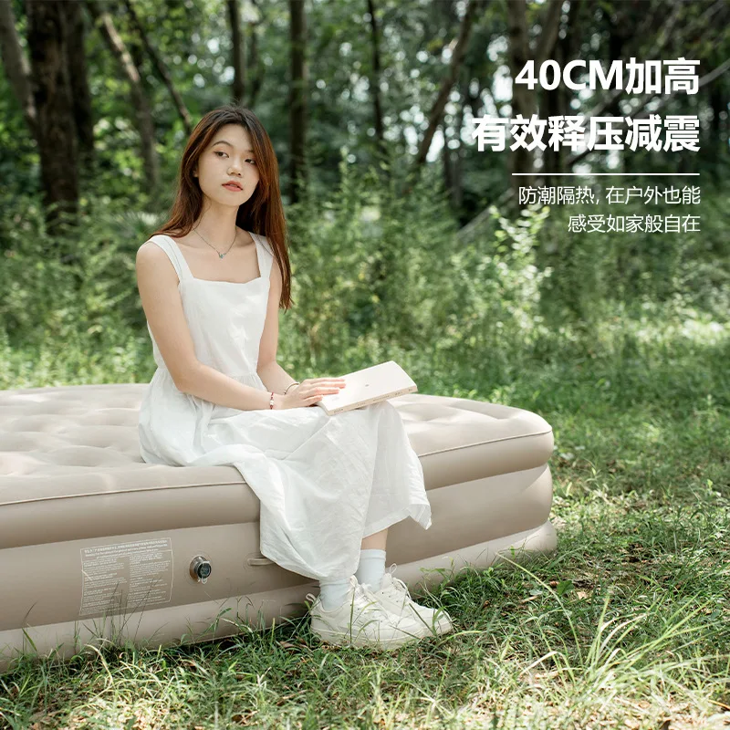 Truck SUV Air Mattress Inflatable Car Portable Sleeping Pad Air Bed for Travel Camping with built-in electric inflatable pump