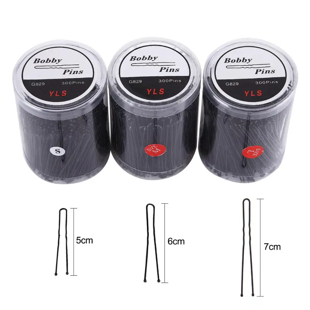 150pcs one box U Shaped Hairpin Hair Clips Pins Metal Barrette Women Hair Styling Tools Accessories Braided hair Tool