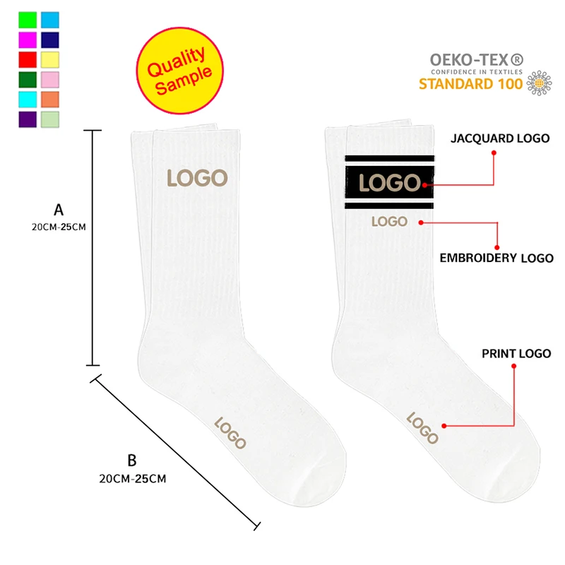 HAD Socks factory custom high quality socks cotton socks custom with logo