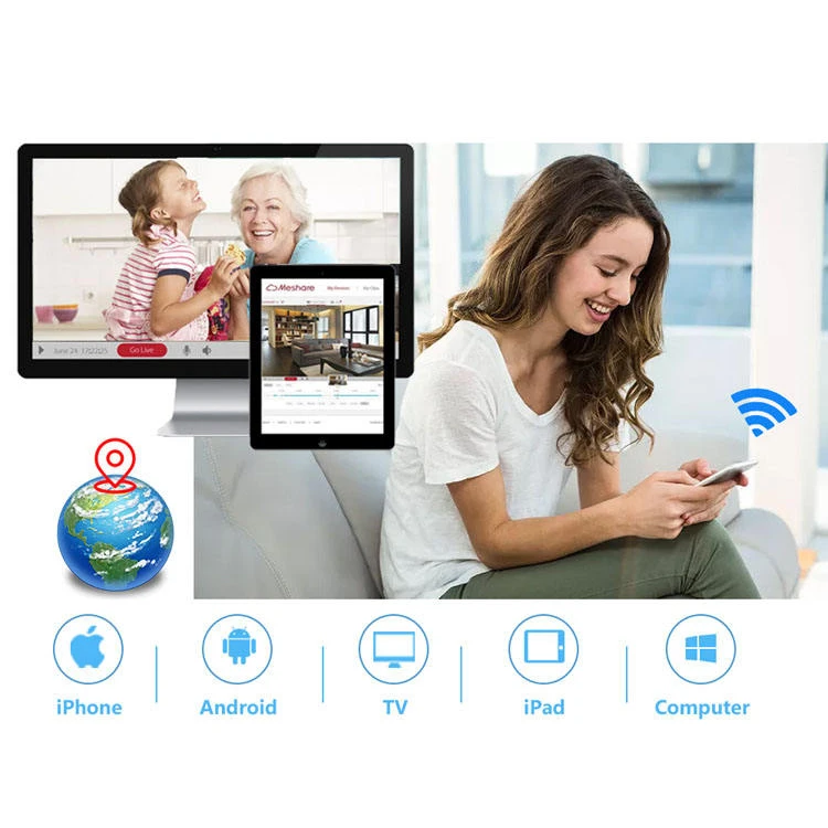 Hongnaer 1080P 5MP Waterproof Camera DVR 4 Channel Security Camera Set DVR Kit CCTV System