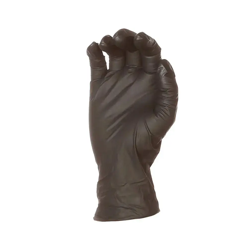 2024 Industrial Nitrile Gloves Box of 100 Nitrile Gloves Powder Free Black Nitrile Working Gloves