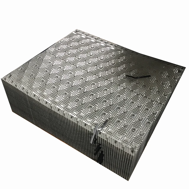 Black PVC Fills Packing Cooling Tower PVC Film Fills Media For Water Cooling Systems