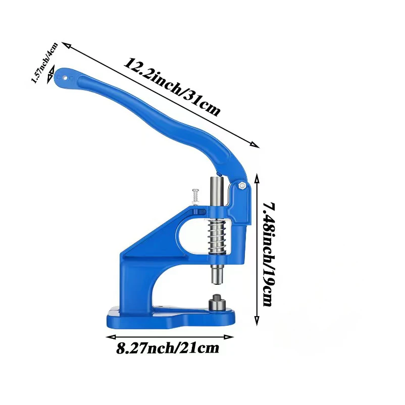 Automatic Plastic Snap Button Attaching Machine Suitable Forgarments,Shoes,Toys,Leather, Crafts
