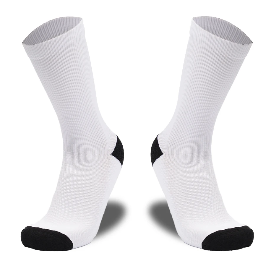 Own design custom socks LOW MOQ wholesale crew socks custom printed thigh high men socks