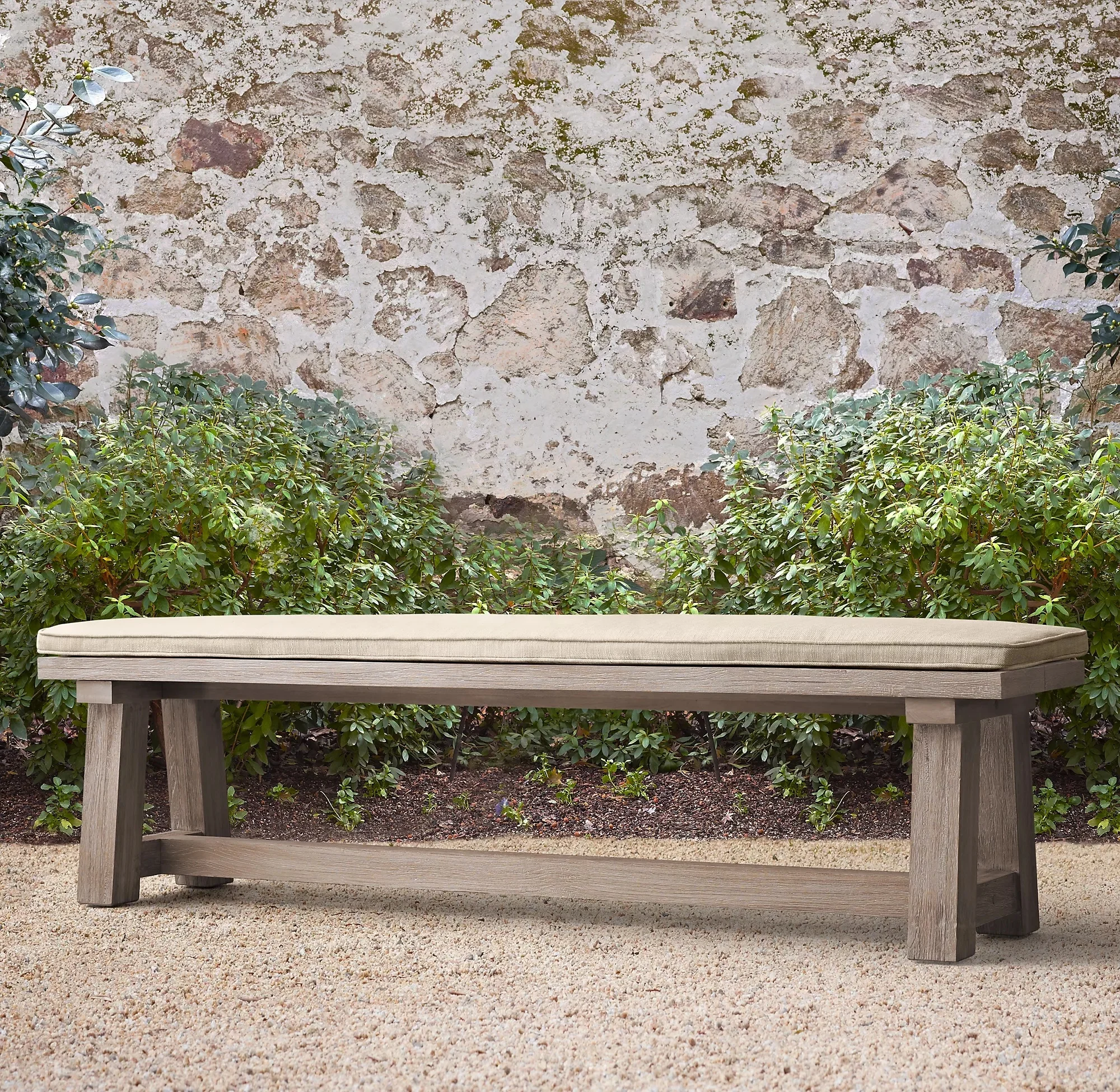 Outdoor garden teak bench patio bench all weather fabric waterproof outdoor furniture garden rattan furniture