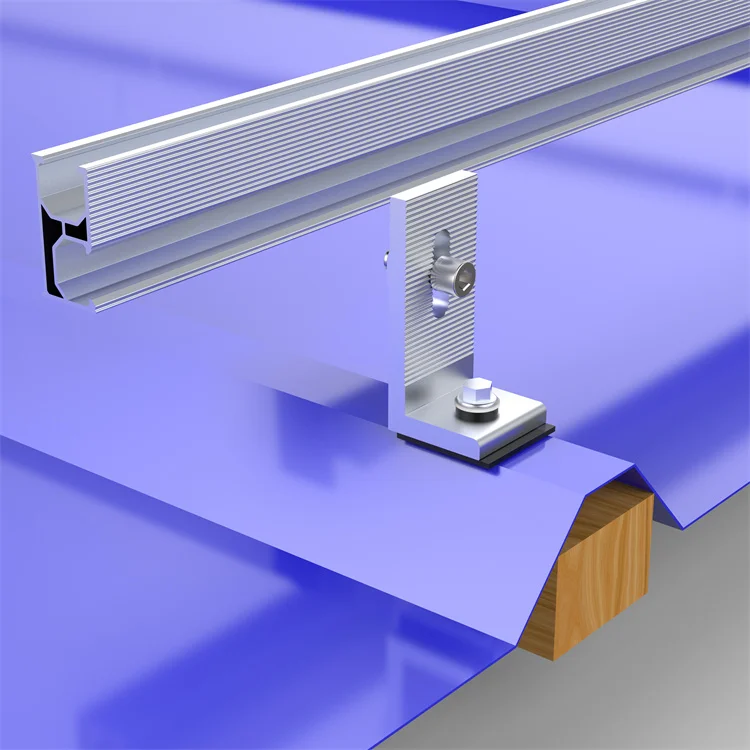 metal tin L feet roof mounting hook solar panel mount solar bracket L foot without drilling screws ant rubber